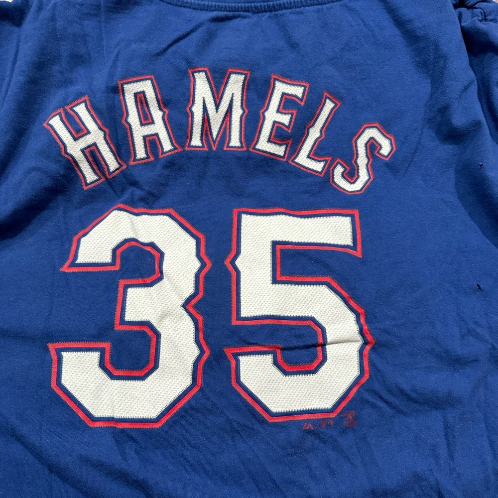 WORLD SERIES CHAMPIONS TEXAS RANGERS - Throwback Cole Hamels shirt